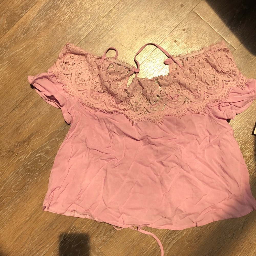 Pink blouse